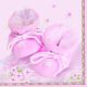 33*33 szalvéta, 3 rétegű (20 db/cs) babás , lány