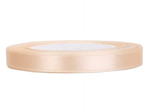 0,6 cm-s szatén szalag (25 m) krém (079) 