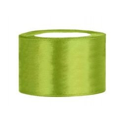3,8 cm-s szatén szalag (25 m) fűzöld (102J)