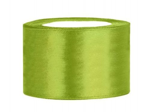 3,8 cm-s szatén szalag (25 m) fűzöld (102J)