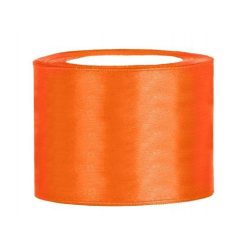 5 cm-s szatén szalag (25 m) narancs