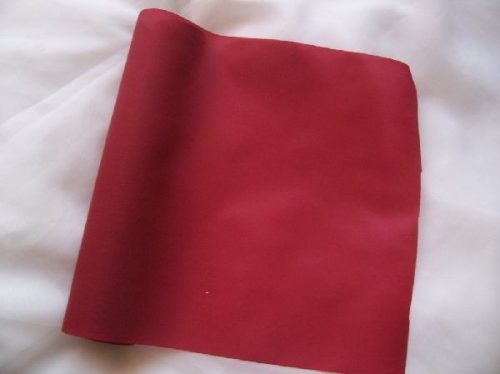 Selyem dekoranyag asztali futó bordó (25 cm * 10 m)