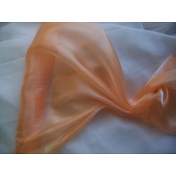 Szatén-organza (47 cm * 10 m) barack
