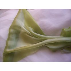 Szatén-organza (47 cm * 10 m) mohazöld 