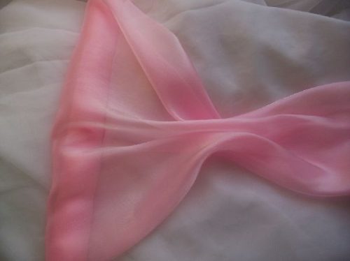 Szatén-organza (47 cm * 10 m) rózsaszín