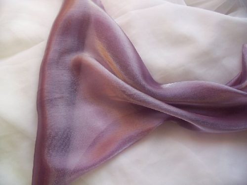 Szatén-organza (47 cm * 10 m) sötétlila