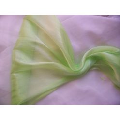 Szatén-organza (47 cm * 10 m) világoszöld