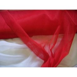 Tüll dekoranyag (1,5 m széles) piros