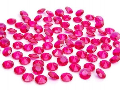 gyémánt dekorkő pinkrózsaszín (006) 100 db