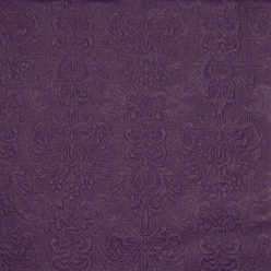 padlizsán (5505)dombornyomott szalvéta 33x33 (15 db)