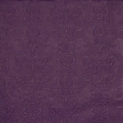 padlizsán (5505)dombornyomott szalvéta 33x33 (15 db)