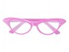 Rózsaszín strasszköves szemüveg