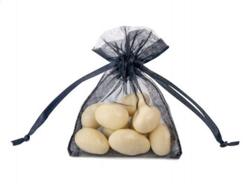organza tasak 6*10 cm fekete (20 db)  