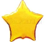 Csillag fólia lufi arany (45 cm) 