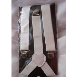 nadrágtartó fehér