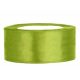 2,5 cm-s szatén szalag (25 m) fűzöld (102J) 