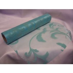 menta, inda mintás organza (23,5 cm * 5 m)