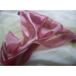 Szatén-organza (47 cm * 10 m) mályva