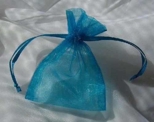 organza tasak 6*10 cm türkiz(10 db) 
