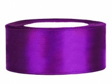 2,5 cm-s szatén szalag (25 m) s.lila(062)
