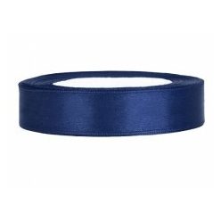 1,2 cm-s szatén szalag (25 m) sötétkék