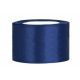 3,8 cm-s szatén szalag (25 m) sötétkék