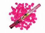 Konfetti ágyú esküvői (rózsaszín szirommal) 60 cm