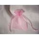 organza tasak 6*10 cm rózsaszín (20 db)  