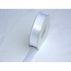 Szatén szalag fehér (HS-1001)-(0,6 cm * 22 m) 