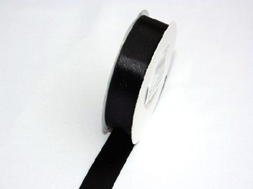 Szatén szalag fekete-(0,6 cm * 25 m) 