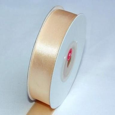 Szatén szalag krém (HS-1069)-(0,6 cm * 22 m)