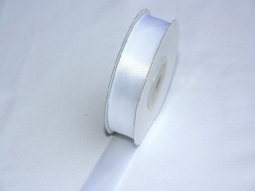 Szatén szalag fehér (HS-1001)-(5 cm * 22 m) 
