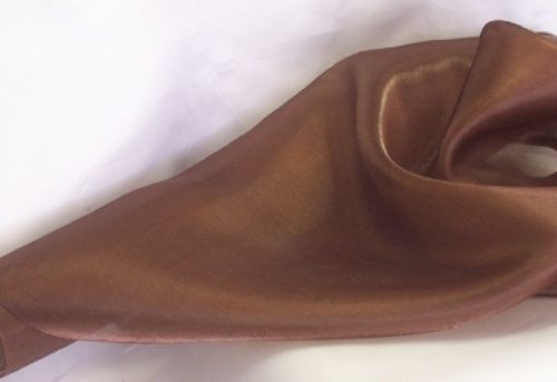 Szatén-organza (47 cm * 10 m) csoki