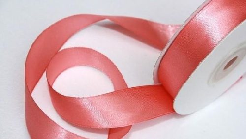 Szatén szalag korall (HS-177)-(2 cm * 22 m)