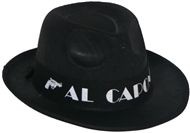 Al Capone fekete gengszter kalap