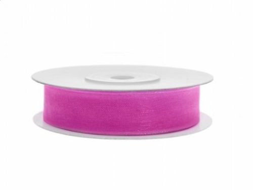 organza szalag 1,2 cmx25 m ,pink (006) 