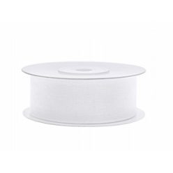 organza szalag 2,5 cmx25 m ,fehér