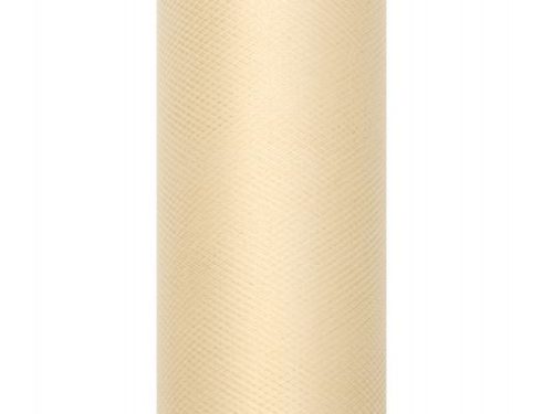 tüll dekoranyag, krém (079)- 50 cm*9 m, puha