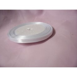 0,6 cm-s szatén szalag (25 m) fehér