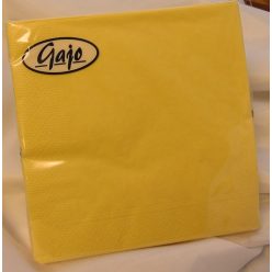 szalvéta 33*33, 3 rétegű sárga (20db)