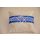 kék alapon csipkés gyűrűpárna (19*16 cm)