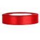 1,2 cm-s szatén szalag (25 m) piros 