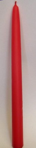 piros gyertya (25 cm)