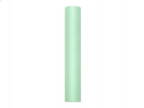 tüll dekoranyag, menta(103)- 50 cm*9 m,puha 