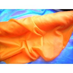   élénk napsárga selyem dekoranyag 150 cm széles (méterre)