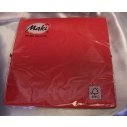 33*33 szalvéta, 3 rétegű (20 db/cs) piros 