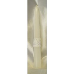 gyertya csipke díszítéssel (20 cm)