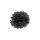 papír gömb / pom-pom (25 cm átmérő ) fekete