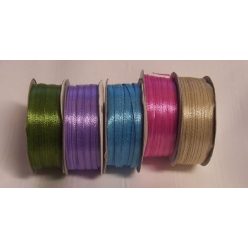 0,3 cm szatén szalag pink(45 m) -012