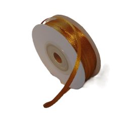 0,3 cm szatén szalag óarany (45 m)